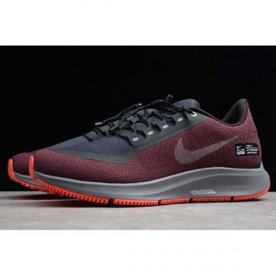 Nike Air Zoom Pegasus 35 Shield Siyah Koşu Ayakkabısı Türkiye - OVG2GI01